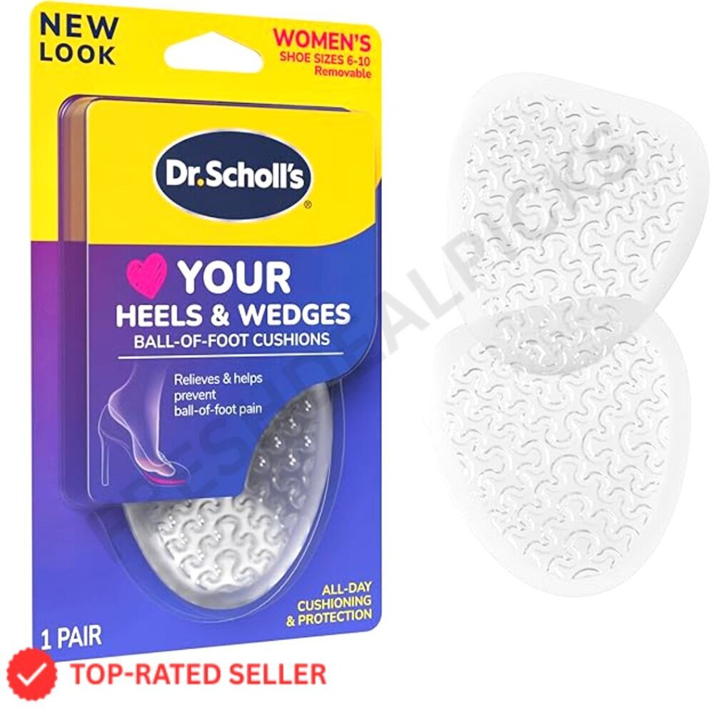 Gel Ball of Foot Cushions for High Heels Shock Absorbing Comfort Pads